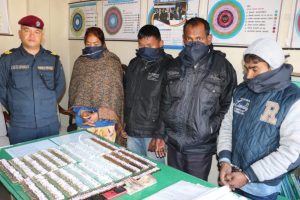 लागुऔषध सहित ४ जना पक्राउ