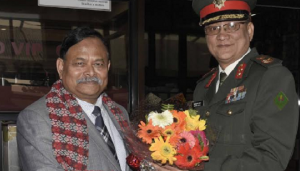 बङ्गलादेशका सेना प्रमुख नेपालको भ्रमणमा