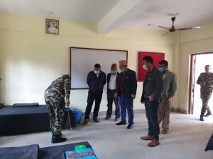 धुलिखेल नगरपालिकामा बन्यो  ५० शय्याको क्वारेन्टाइन