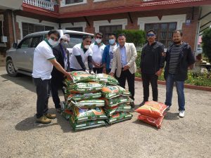 धुलिखेल नगरपालिकाको विपद कोषमा दाताहरुले  जम्मा गरे रकम