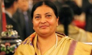 प्रकृतिको अनियन्त्रित दोहन रोक्न आजको दिनले प्रेरणा प्रदान गरोस्ः राष्ट्रपति भण्डारी