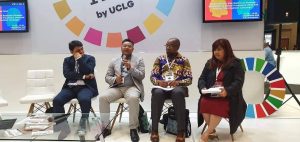 धुलिखेल नगरको मेयर द्वारा अफ्रिकाको अन्तरास्ट्रिय सम्मेलनमा सम्बोधन