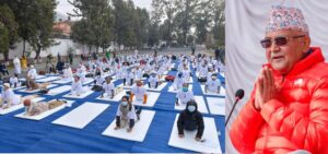 विश्वमा दैनिक तीन करोडले योग गर्छन्