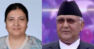 राष्ट्रपति र प्रधानमन्त्रीद्वारा आफ्ना भारतीय समकक्षीलाई शुभकामना