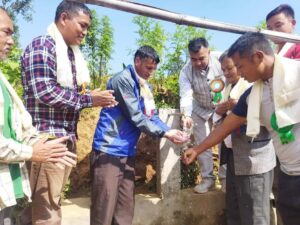 धुलिखेल १ देविटारमा एक घर एक धारा