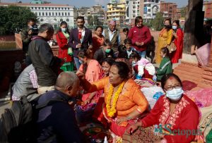 मल्लकालीन शैलीमा बनेको रानीपोखरीमा यसरी मनाइयो भाइटीका मल्लकालीन शैलीमा बनेको रानीपोखरीमा यसरी मनाइयो भाइटीका