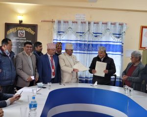 नमोबुद्धमा स्वास्थ्य अनुसन्धान केन्द्र स्थापनाका लागि समझदारीपत्रमा हस्ताक्षर